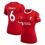 Günstige Fußballtrikots Liverpool 2023-24 Thiago 6 Frauens Heimtrikot Kurzarm